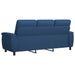 Bank Blauw 214 x 90 x 95 cm Stof