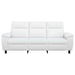 Bank Wit 214 x 90 x 95 cm Stof
