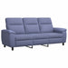 Bank Jeans Blauw 214 x 90 x 95 cm Stof