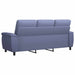 Bank Jeans Blauw 214 x 90 x 95 cm Stof
