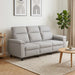 Bank Wolkengrijs 214 x 90 x 95 cm Stof