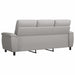 Bank Wolkengrijs 214 x 90 x 95 cm Stof