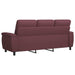 Bank Paars 214 x 90 x 95 cm Stof