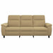 Bank Licht Bruin 214 x 90 x 95 cm Stof