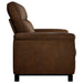 Bank Bruin 214 x 90 x 95 cm Nep Suede Leer