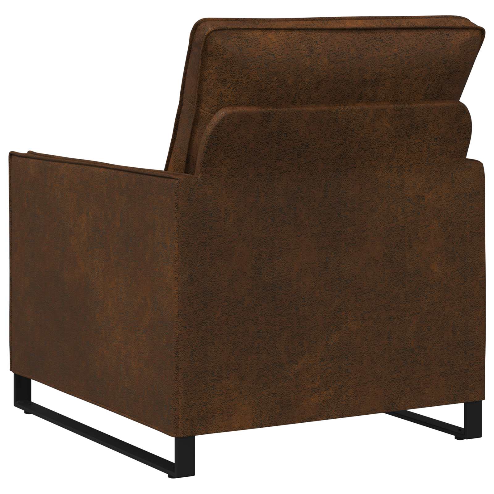 Fauteuil Bruin 70 x 81 x 82 cm Faux Suède Stof