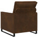 Fauteuil Bruin 70 x 81 x 82 cm Faux Suède Stof