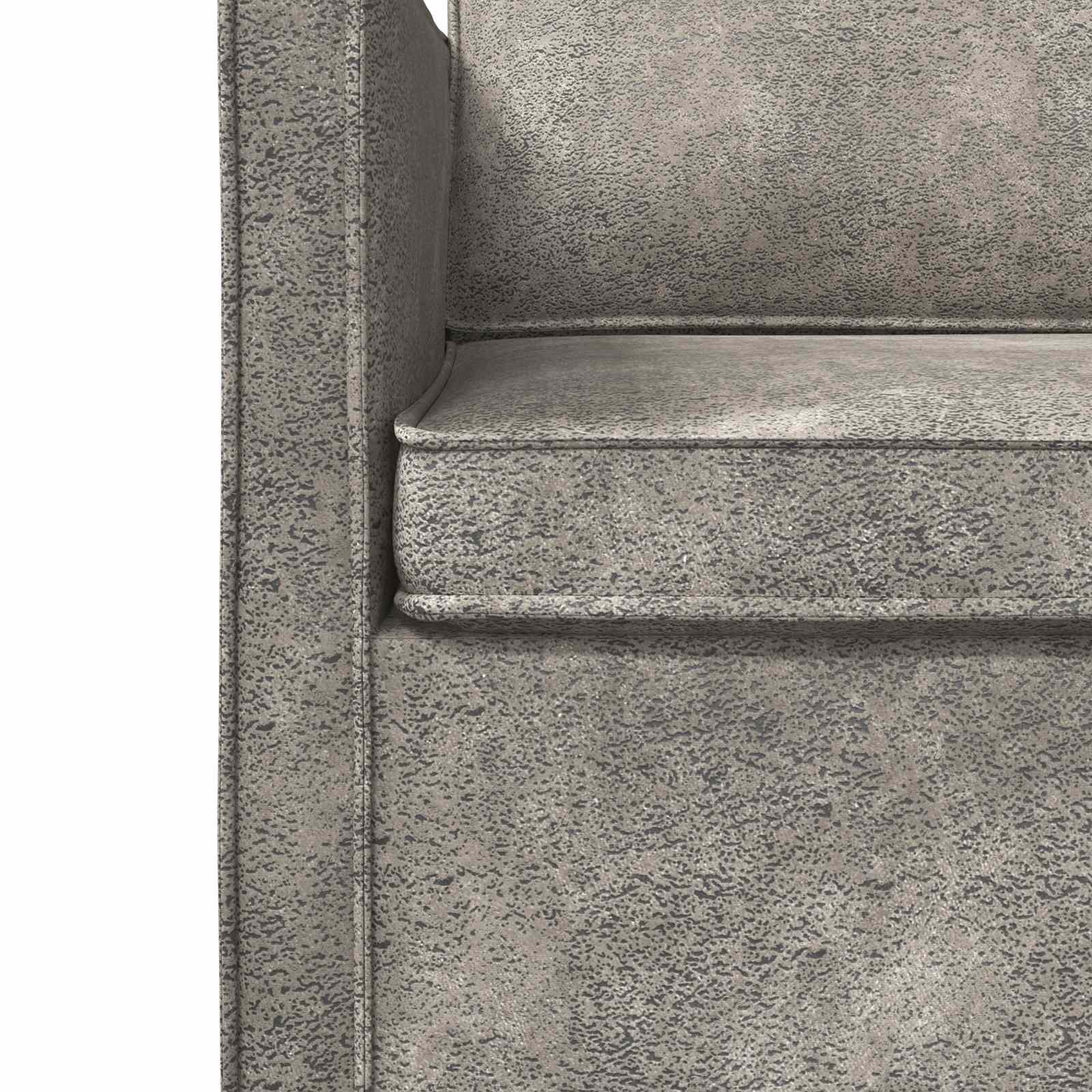 Fauteuil Lichtgrijs 70 x 81 x 82 cm Faux Suède Stof