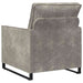 Fauteuil Lichtgrijs 70 x 81 x 82 cm Faux Suède Stof
