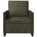 Fauteuil Legergroen 70 x 81 x 82 cm Faux Suède Stof