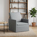 Fauteuil Lichtgrijs 70 x 81 x 82 cm Stof