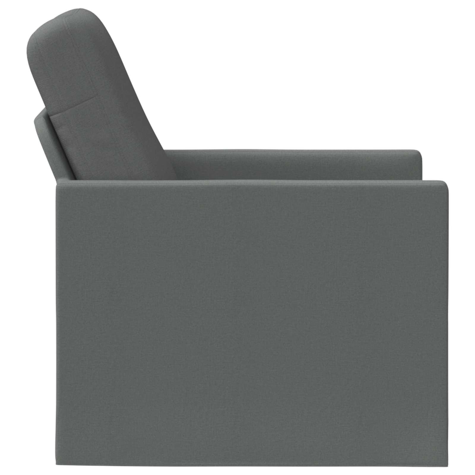 Fauteuil Donkergrijs 70 x 81 x 82 cm Stof