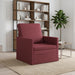 Fauteuil Wijnrood 70 x 81 x 82 cm Stof