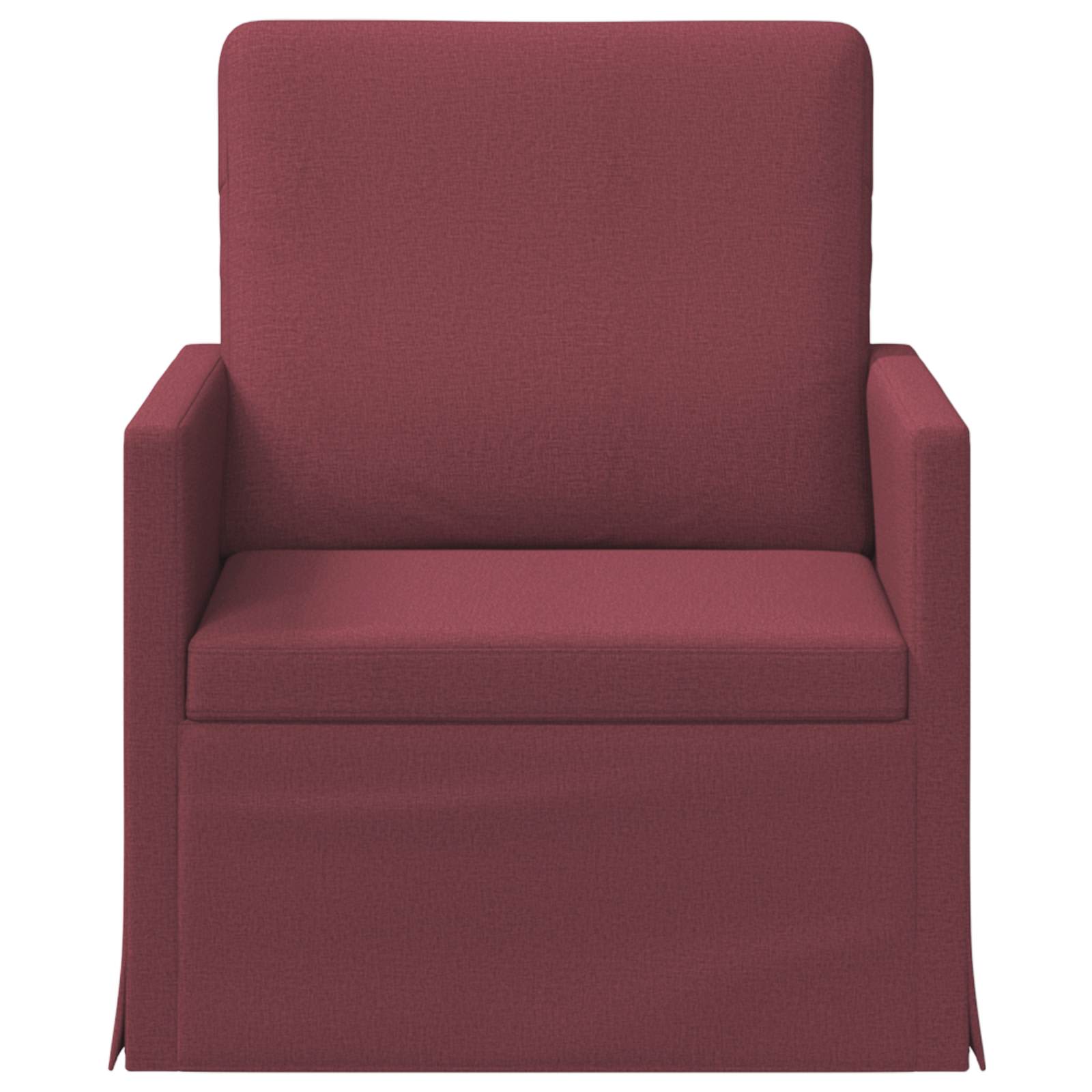 Fauteuil Wijnrood 70 x 81 x 82 cm Stof