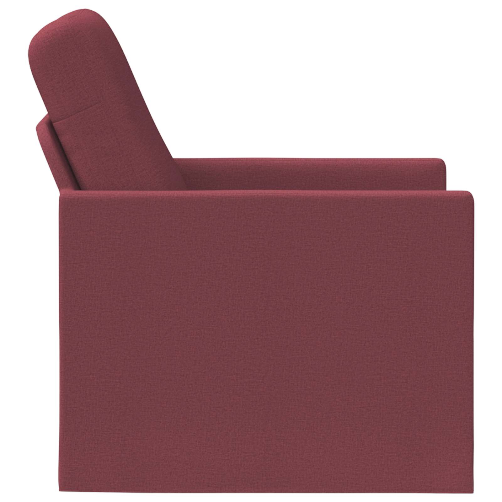 Fauteuil Wijnrood 70 x 81 x 82 cm Stof