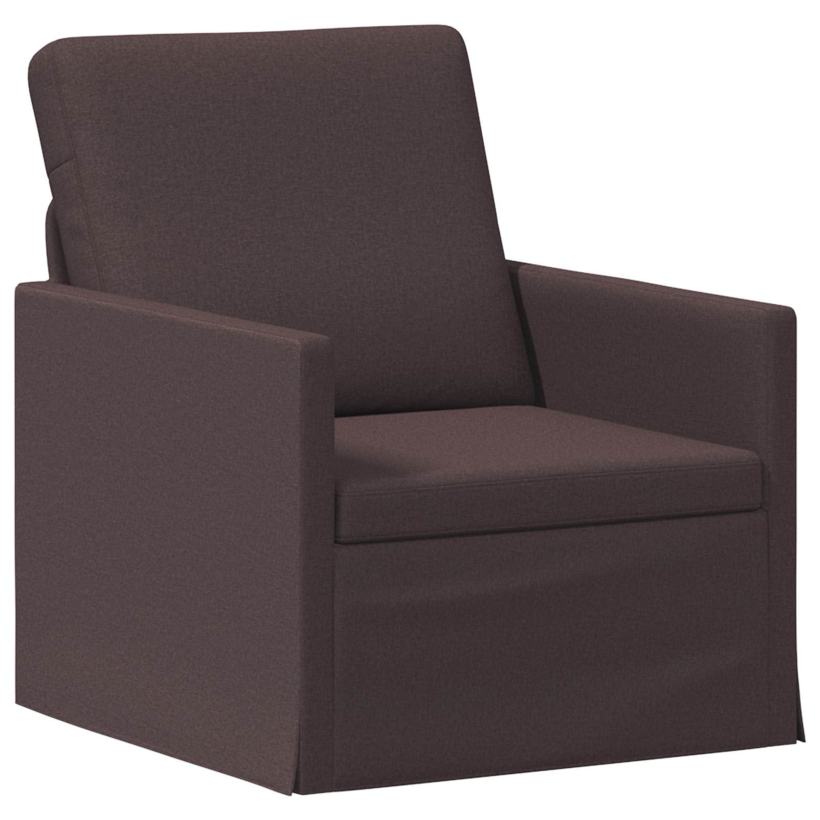 Fauteuil Donkerbruin 70 x 81 x 82 cm Stof