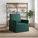 Fauteuil Donkergroen 70 x 81 x 82 cm Stof