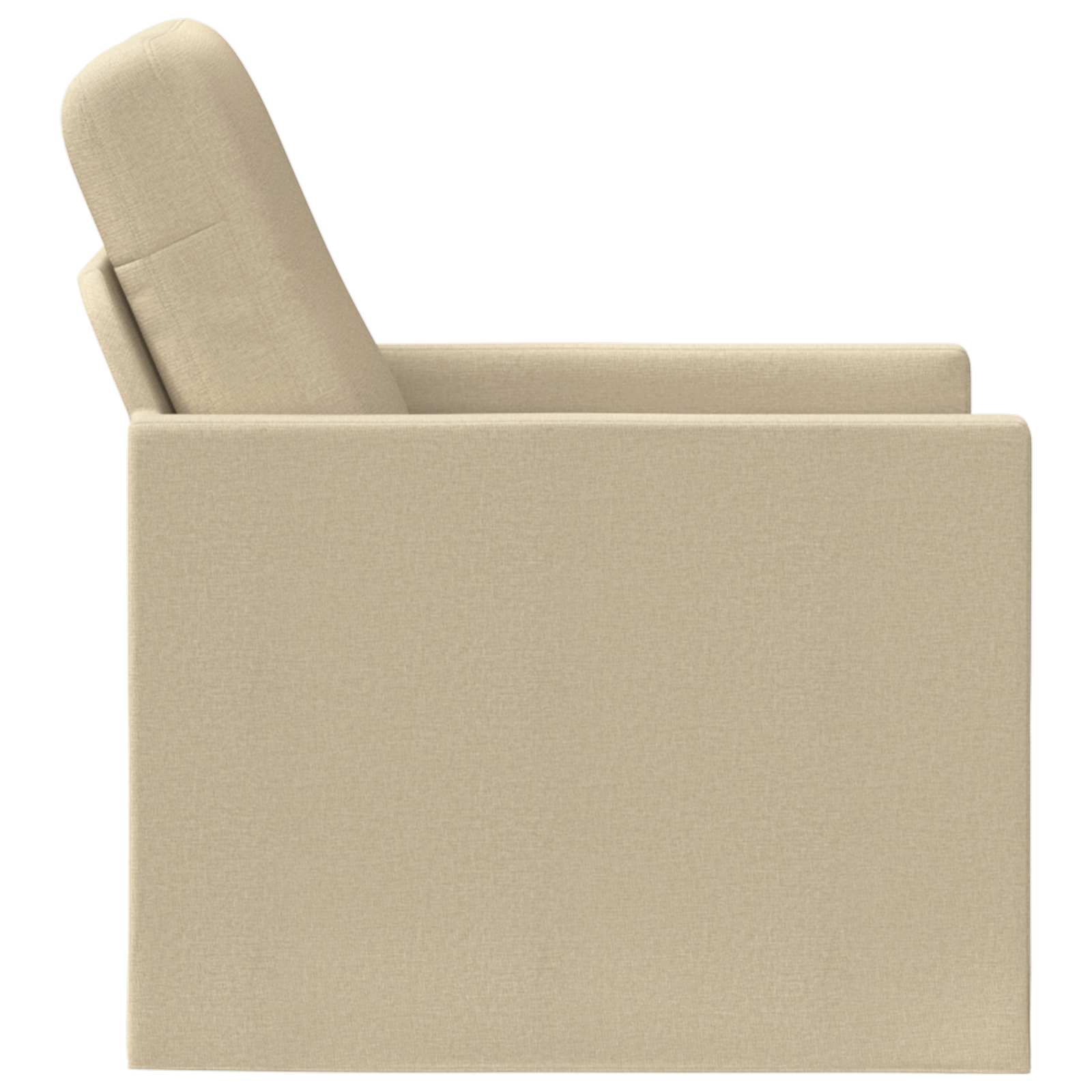 Fauteuil Crèmekleurig 70 x 81 x 82 cm Stof