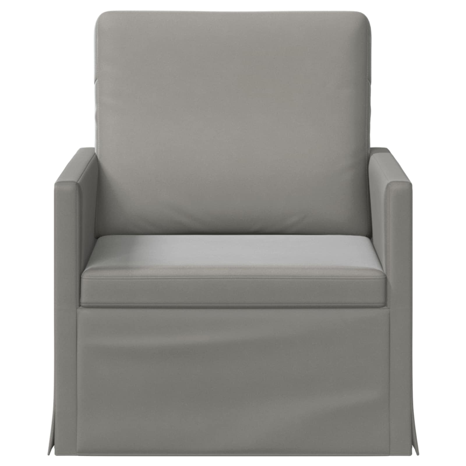 Fauteuil Lichtgrijs 70 x 81 x 82 cm fluweel