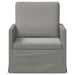 Fauteuil Lichtgrijs 70 x 81 x 82 cm fluweel