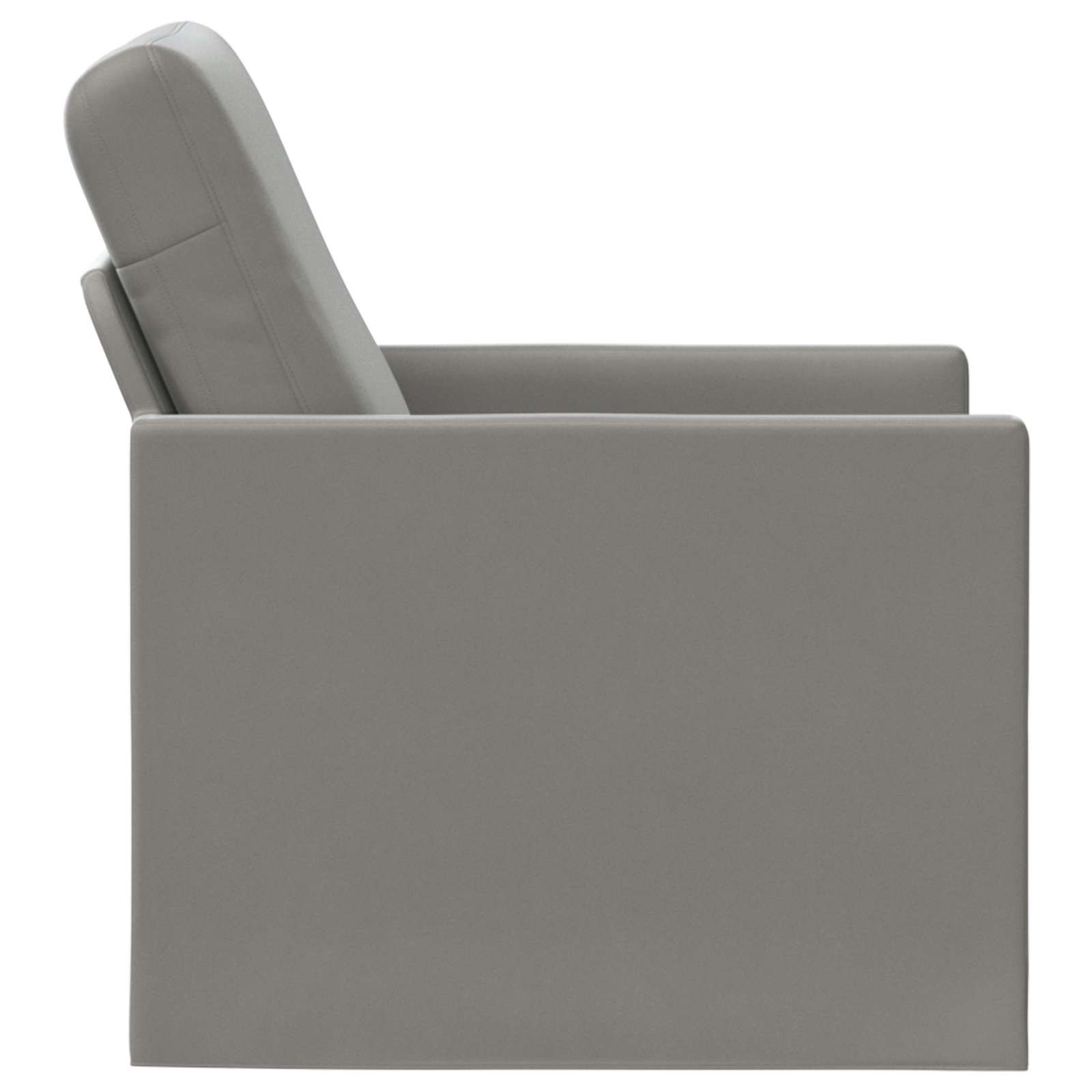 Fauteuil Lichtgrijs 70 x 81 x 82 cm fluweel