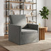 Fauteuil Donkergrijs 70 x 81 x 82 cm fluweel