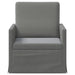 Fauteuil Donkergrijs 70 x 81 x 82 cm fluweel