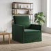 Fauteuil Donkergroen 70 x 81 x 82 cm fluweel