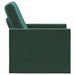 Fauteuil Donkergroen 70 x 81 x 82 cm fluweel