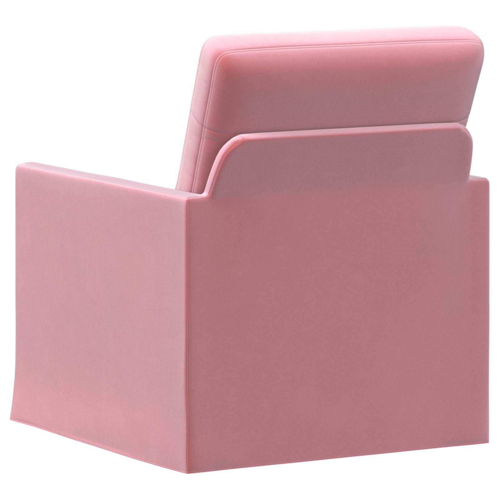 Fauteuil Roze 70 x 81 x 82 cm fluweel