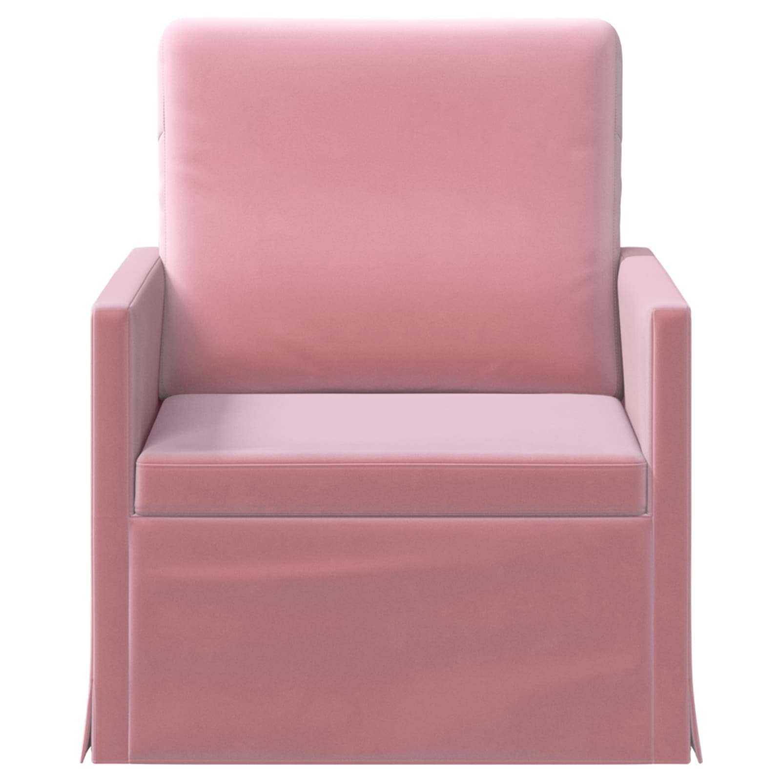 Fauteuil Roze 70 x 81 x 82 cm fluweel