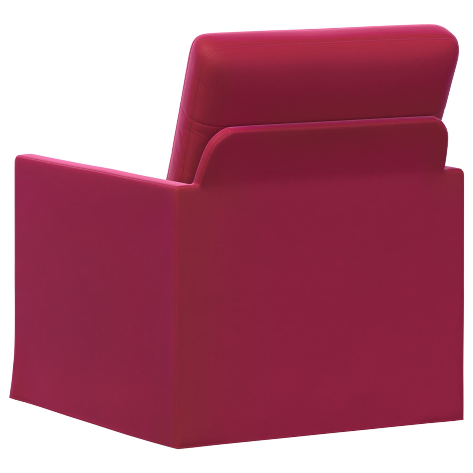 Fauteuil Wijnrood 70 x 81 x 82 cm fluweel