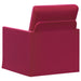 Fauteuil Wijnrood 70 x 81 x 82 cm fluweel