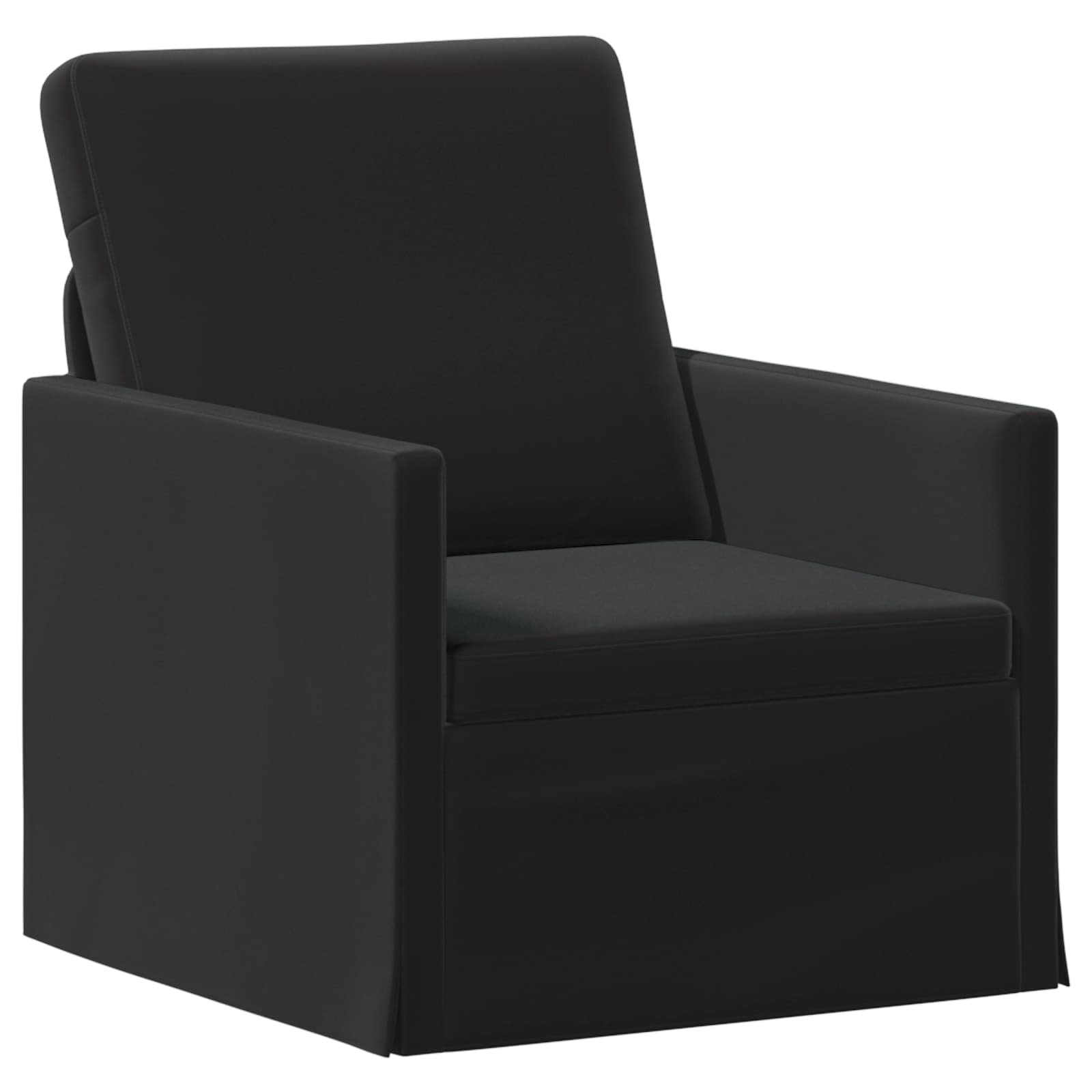 Fauteuil Zwart 70 x 81 x 82 cm fluweel