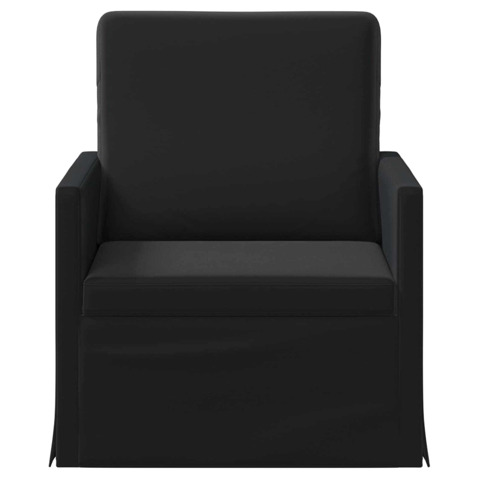 Fauteuil Zwart 70 x 81 x 82 cm fluweel