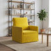 Fauteuil Geel 70 x 81 x 82 cm fluweel