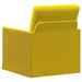 Fauteuil Geel 70 x 81 x 82 cm fluweel