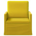 Fauteuil Geel 70 x 81 x 82 cm fluweel