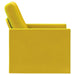 Fauteuil Geel 70 x 81 x 82 cm fluweel