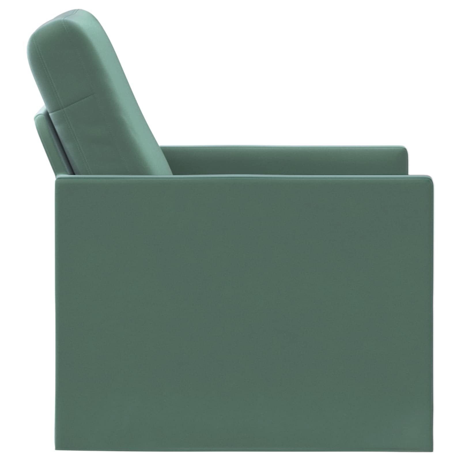 Fauteuil Zeegroen 70 x 81 x 82 cm fluweel