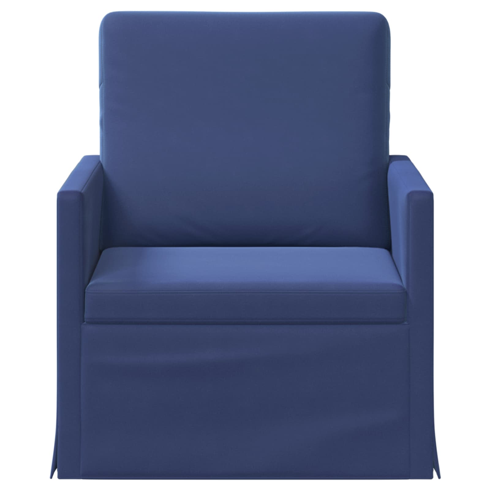 Fauteuil Politieblauw 70 x 81 x 82 cm fluweel