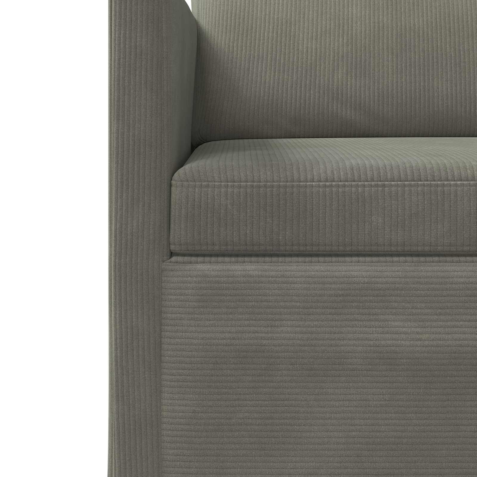 Fauteuil Lichtgrijs 70 x 81 x 82 cm Katoen Stof