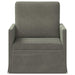Fauteuil Lichtgrijs 70 x 81 x 82 cm Katoen Stof