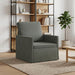 Fauteuil Donkergrijs 70 x 81 x 82 cm Katoen Stof