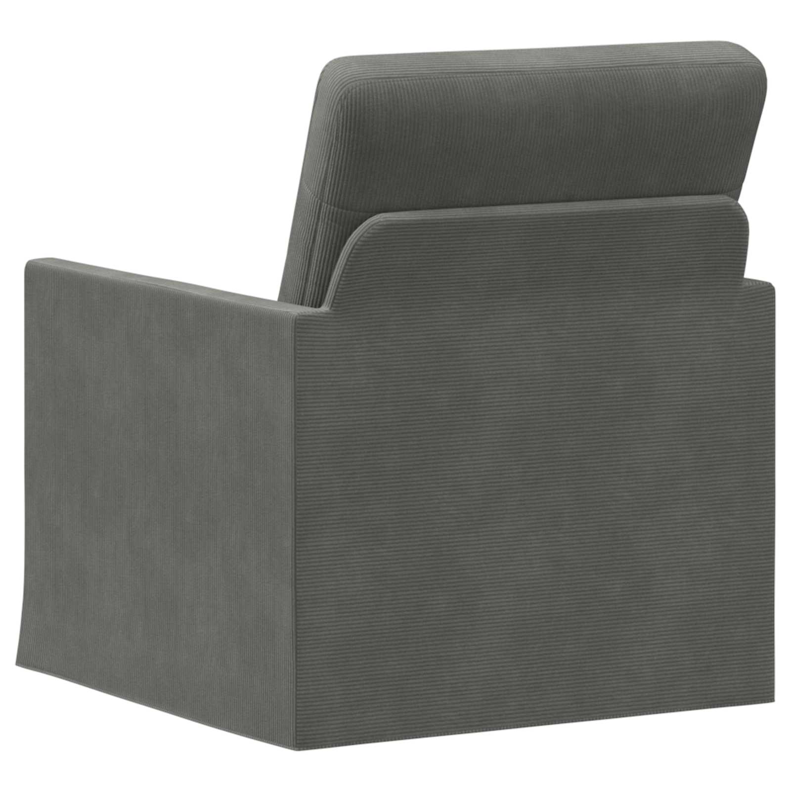 Fauteuil Donkergrijs 70 x 81 x 82 cm Katoen Stof