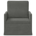Fauteuil Donkergrijs 70 x 81 x 82 cm Katoen Stof