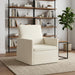 Fauteuil Crèmekleurig 70 x 81 x 82 cm Katoen Stof