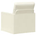 Fauteuil Crèmekleurig 70 x 81 x 82 cm Katoen Stof