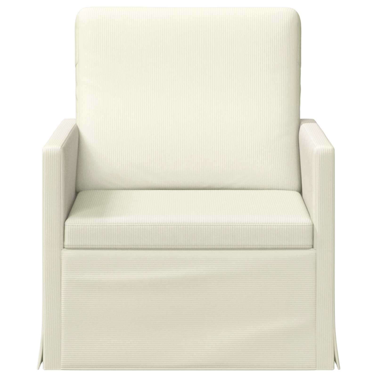 Fauteuil Crèmekleurig 70 x 81 x 82 cm Katoen Stof