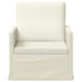 Fauteuil Crèmekleurig 70 x 81 x 82 cm Katoen Stof